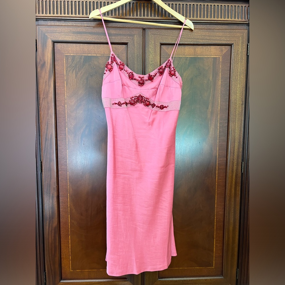 Elegant beaded slip dress size 42